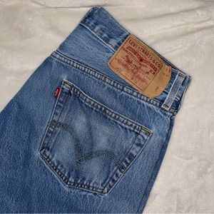 Levi’s Original 501 Straight Leg Button Fly Jeans